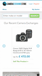 Mobile Screenshot of cameraexchangestore.co.uk