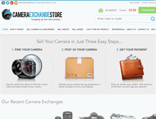 Tablet Screenshot of cameraexchangestore.co.uk